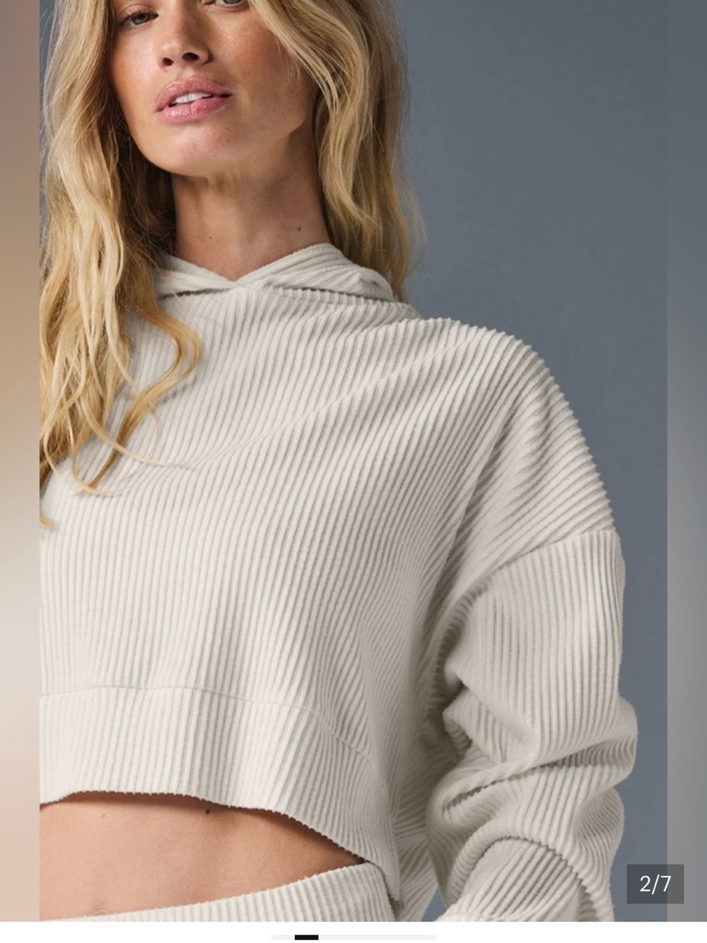 ALO Yoga Muse Hoodie in ivory